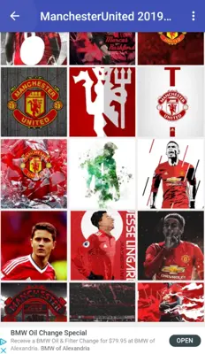 Manchester Unted (MU) 2019 wallpaperHD android App screenshot 2