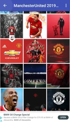 Manchester Unted (MU) 2019 wallpaperHD android App screenshot 3